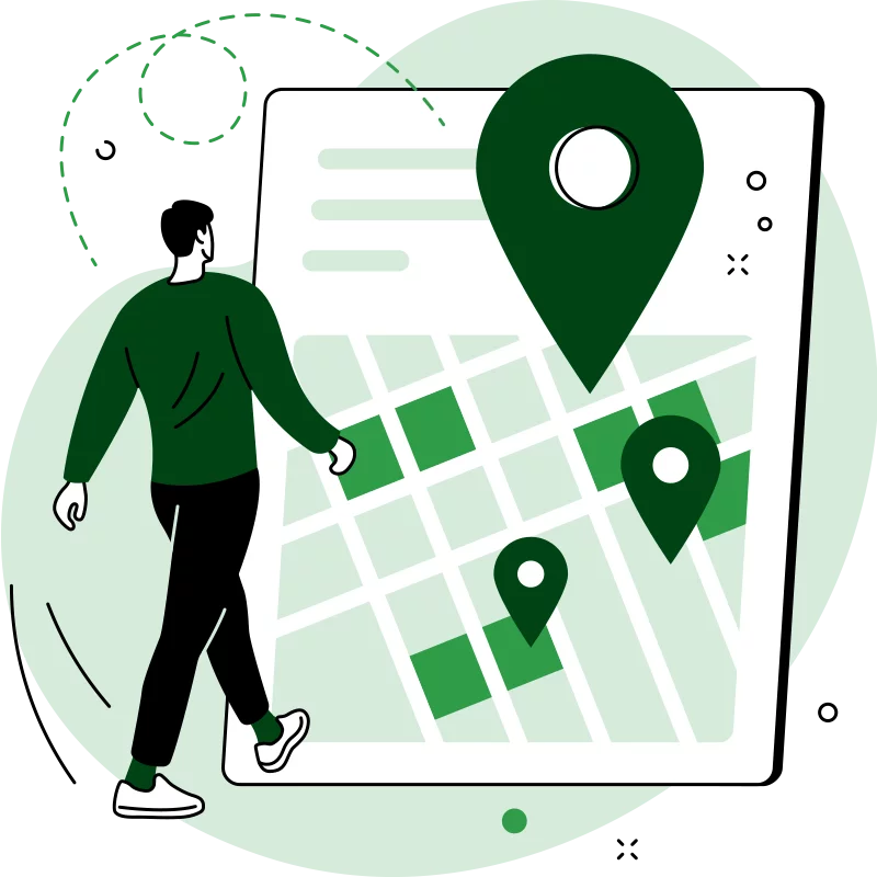 locations illustration